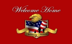 Welcome Home Military Heroes Logo