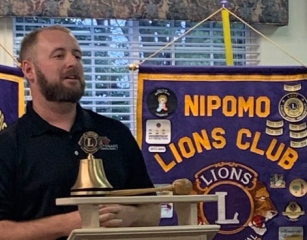 Robert Tolan Jr speaking at Nipomo Lions Club