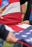 Folding the Americal Flag at Fort McHenry